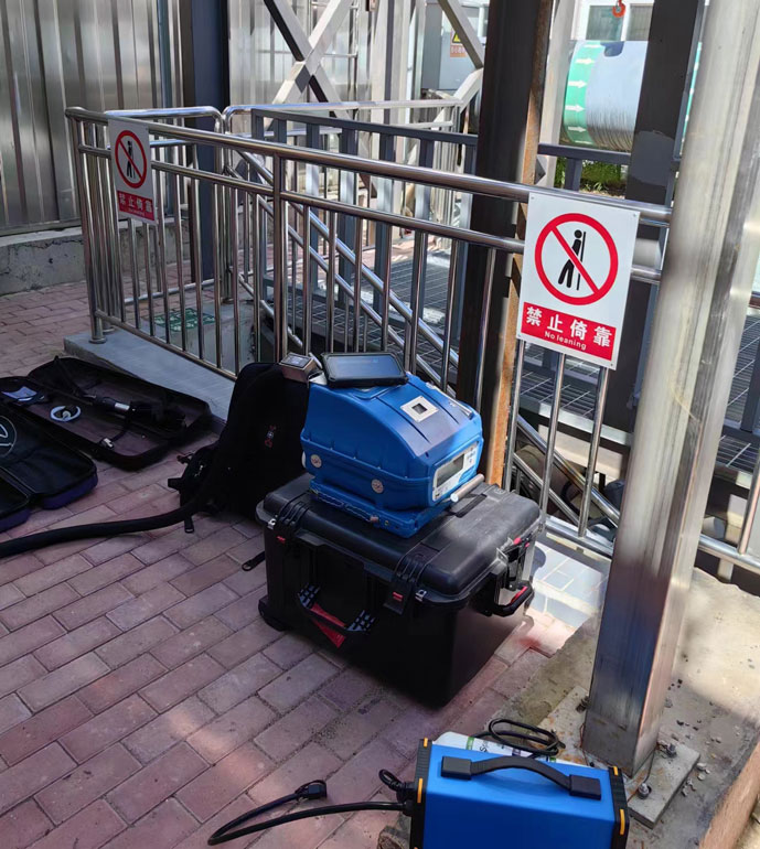 北排集團(tuán)非甲烷總烴現(xiàn)場(chǎng)測(cè)試